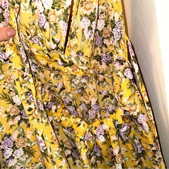 SHEIN Yellow Halter Floral Dress - Picture 5 of 8